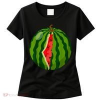 Palestine Map Watermelon Arabic Calligraphy Women's T-Shirt thumb 0