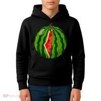 Palestine Map Watermelon Arabic Calligraphy Kids Hoodie thumb 4