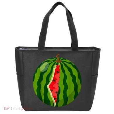 Palestine Map Watermelon Arabic Calligraphy Tote Bag