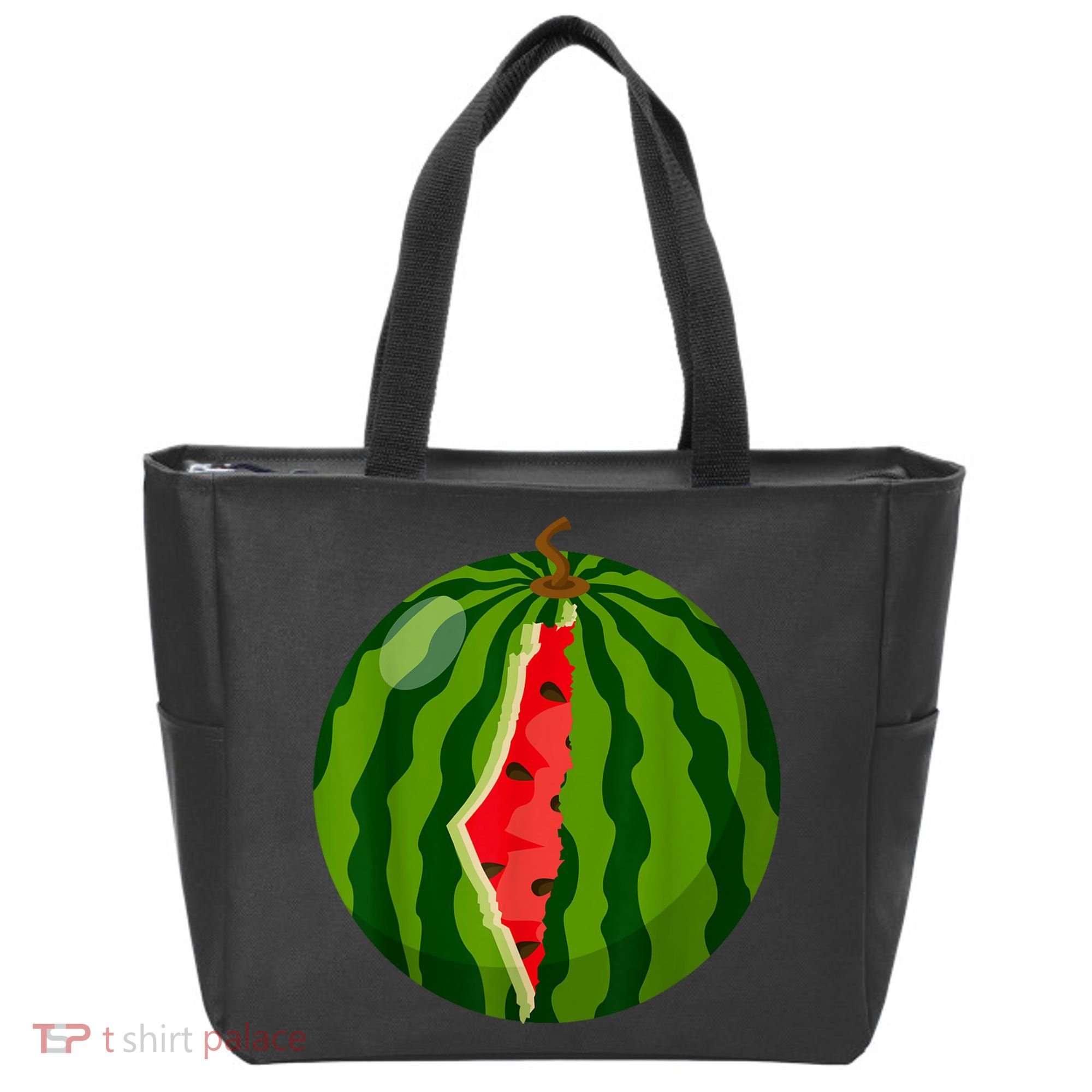 Palestine Map Watermelon Arabic Calligraphy Tote Bag