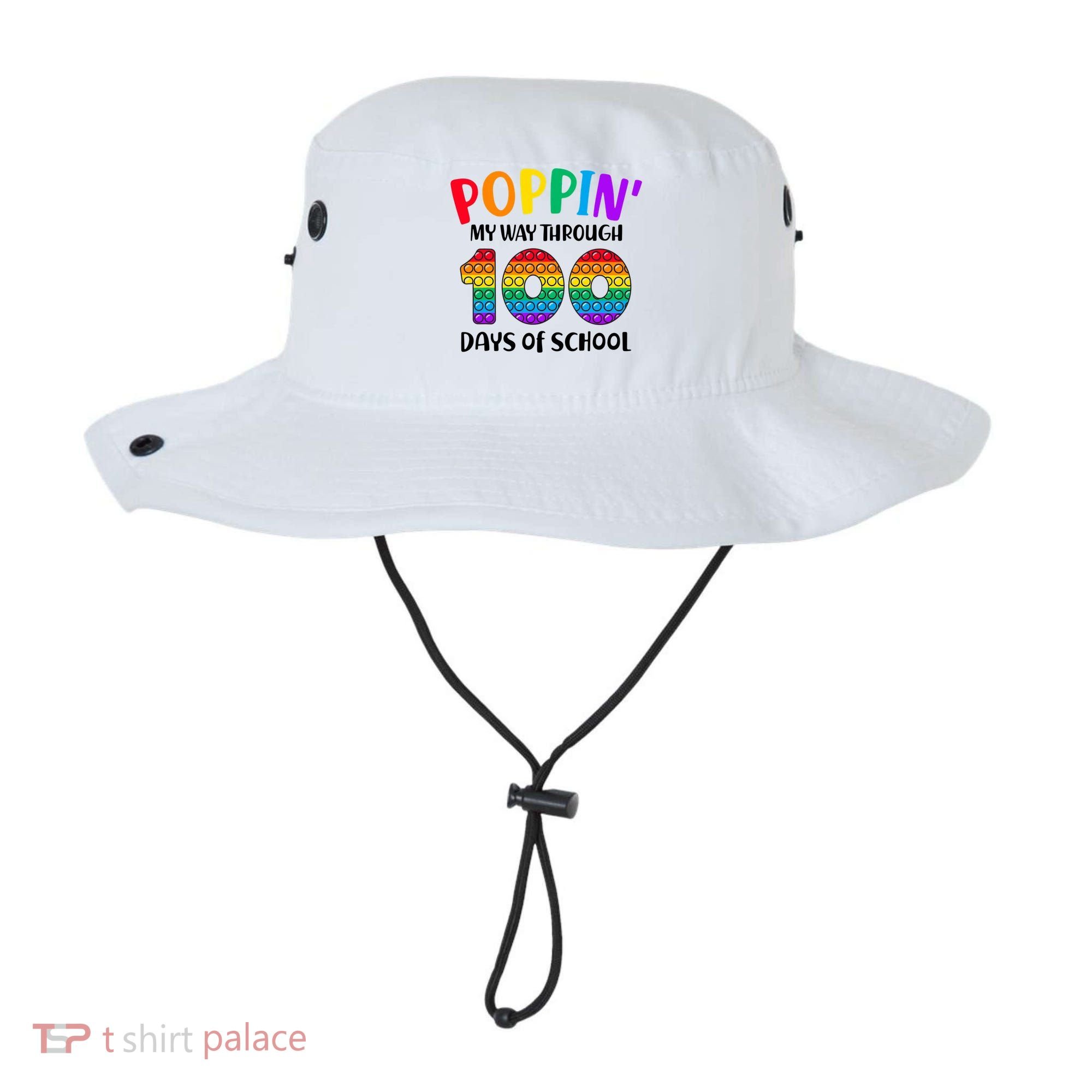 Poppin My Way Through 100 Days Of School Kids 100th Day Pop Bucket Hat