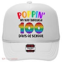 Poppin My Way Through 100 Days Of School Kids 100th Day Pop Hat thumb 0