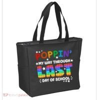 Poppin My Way Through Last Day Of School Tote Bag thumb 2