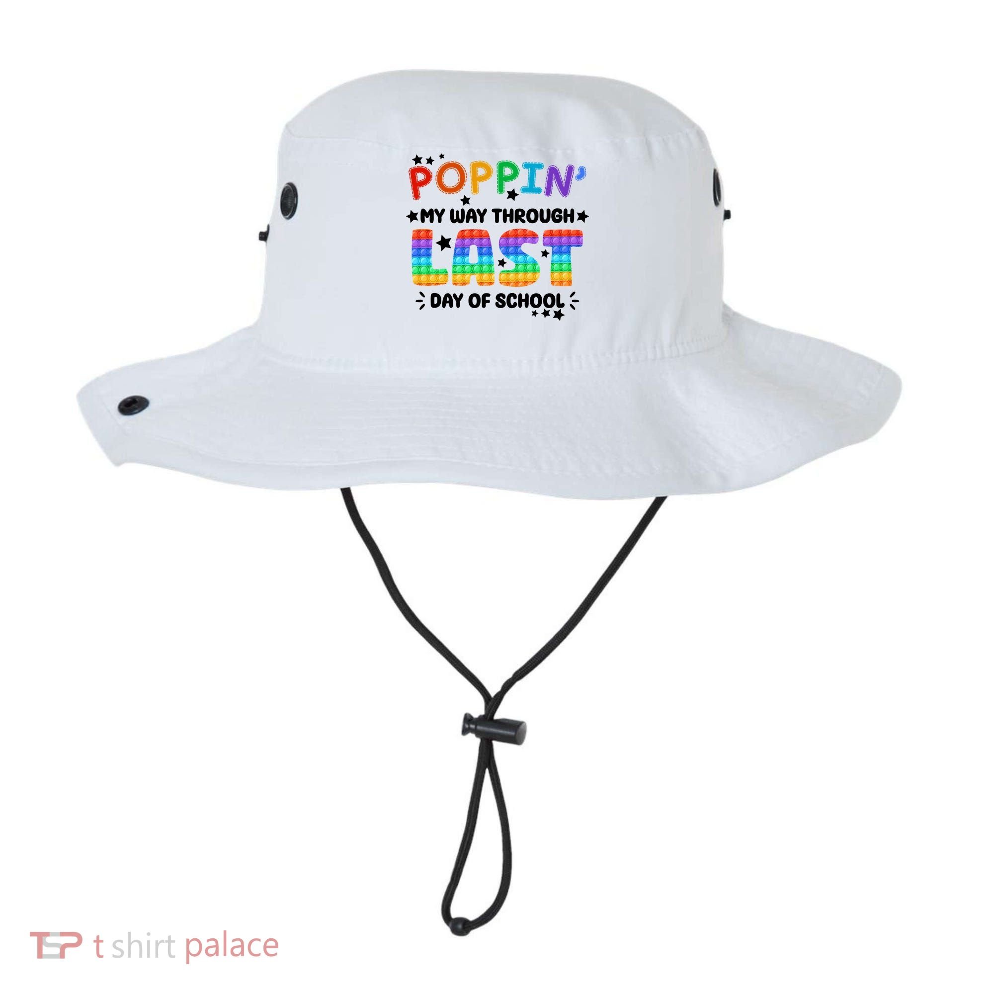 Poppin My Way Through Last Day Of School Bucket Hat