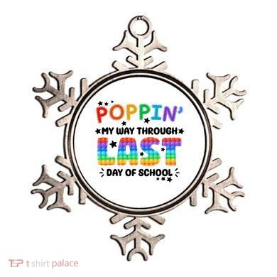 Poppin My Way Through Last Day Of School Ornament
