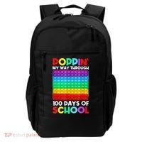 Poppin' My Way Through 100 Days Of School Happy 100th Day Backpack thumb 0