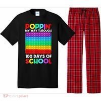 Poppin' My Way Through 100 Days Of School Happy 100th Day Pajama Set thumb 0