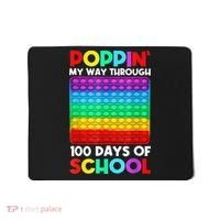 Poppin' My Way Through 100 Days Of School Happy 100th Day Mousepad thumb 0