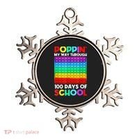 Poppin' My Way Through 100 Days Of School Happy 100th Day Ornament thumb 0