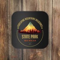 Porcupine Mountains Wilderness State Park Souvenir Coaster thumb 0