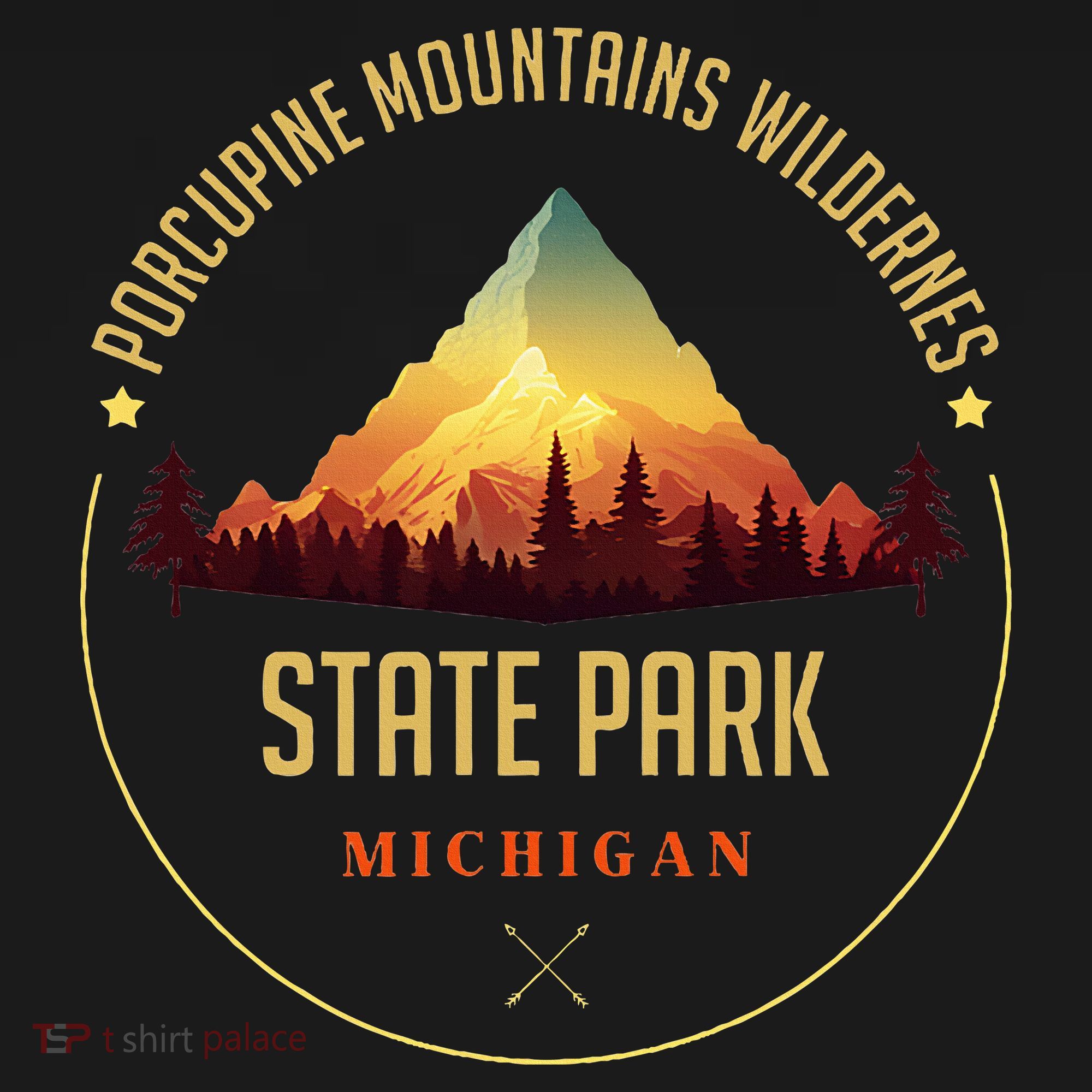 Porcupine Mountains Wilderness State Park Souvenir Women's Tank Top