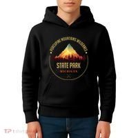 Porcupine Mountains Wilderness State Park Souvenir Kids Hoodie thumb 4