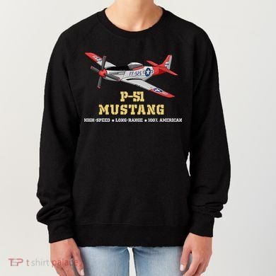 P51 Mustang World War Ii Fighter Bomber Women's Sweatshirt