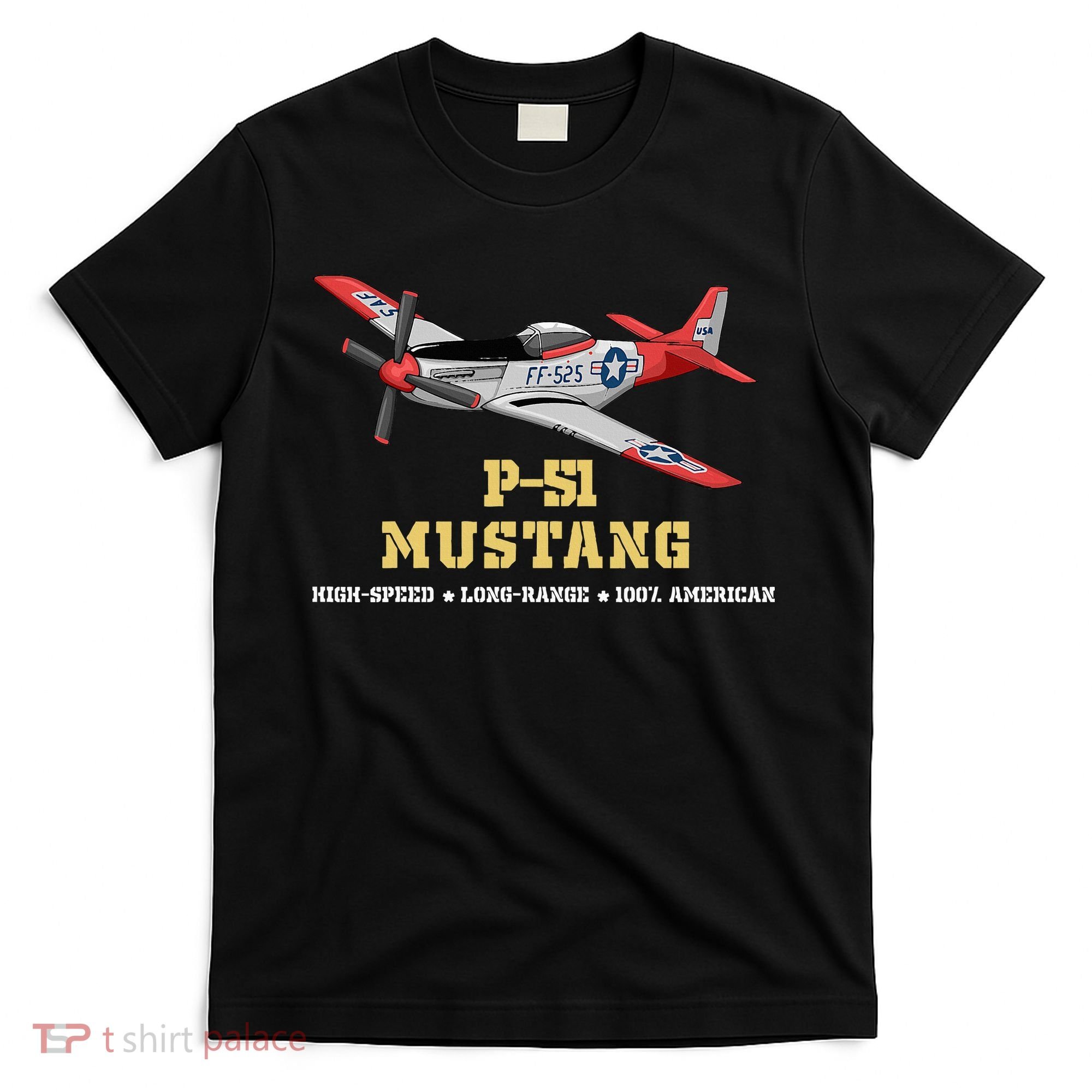 P51 Mustang World War Ii Fighter Bomber T-Shirt