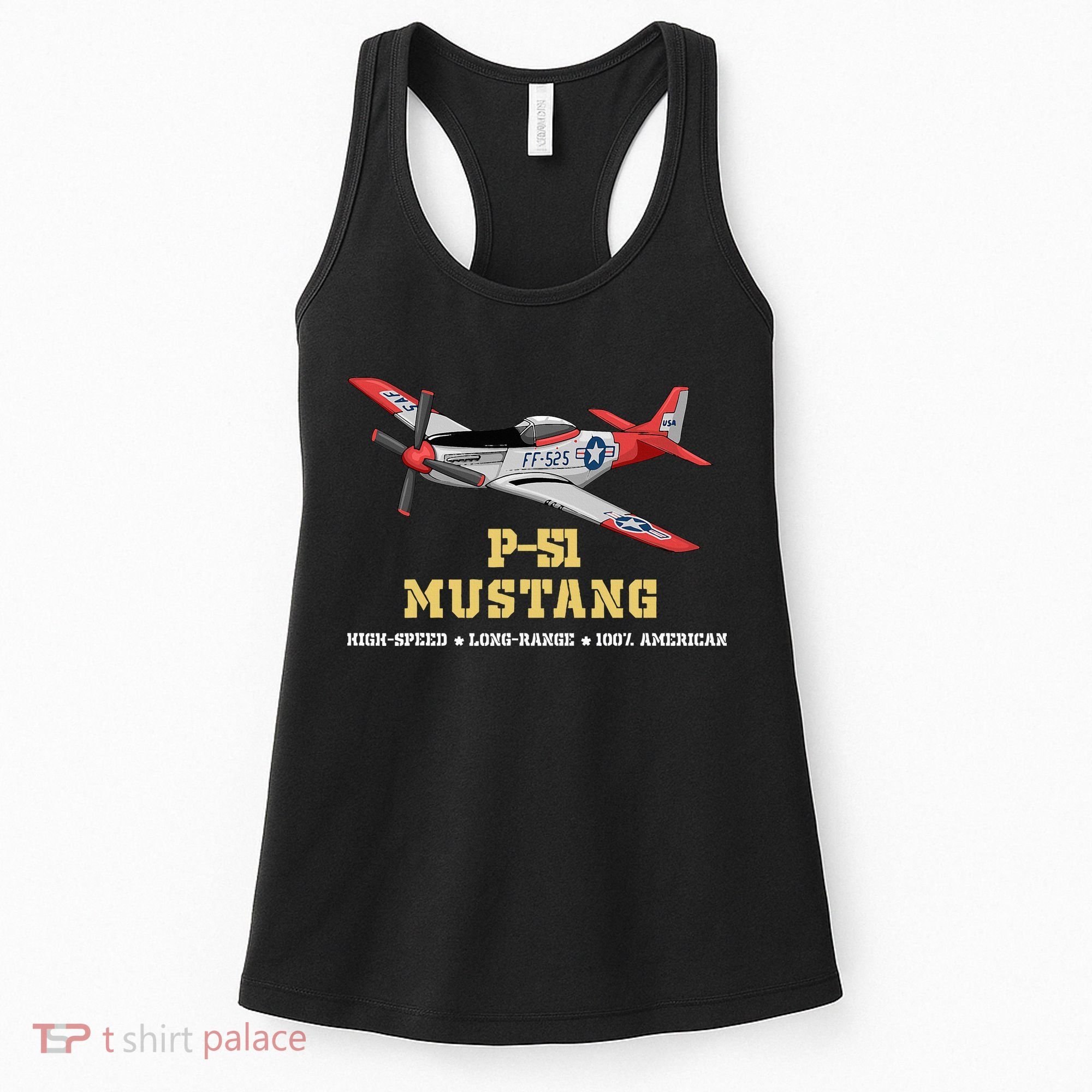 P51 Mustang World War Ii Fighter Bomber Women's Tank Top