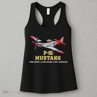 P51 Mustang World War Ii Fighter Bomber Women's Tank Top thumb 3