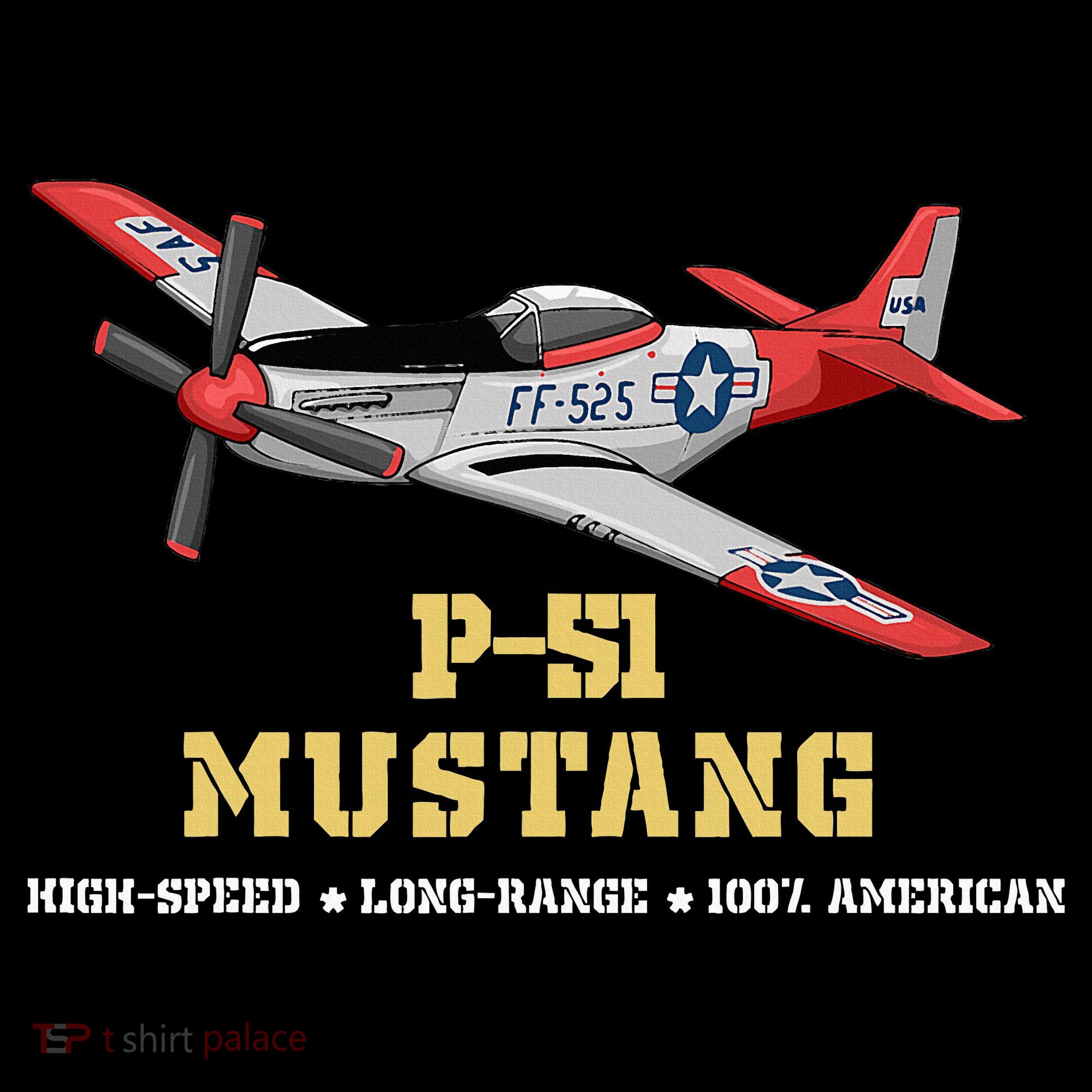P51 Mustang World War Ii Fighter Bomber Baby Bodysuit