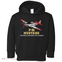 P51 Mustang World War Ii Fighter Bomber Toddler Hoodie thumb 0
