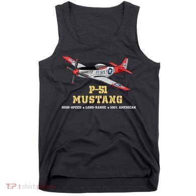 P51 Mustang World War Ii Fighter Bomber Tank Top