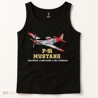 P51 Mustang World War Ii Fighter Bomber Tank Top thumb 2