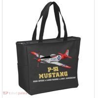 P51 Mustang World War Ii Fighter Bomber Tote Bag thumb 2