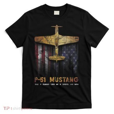 P51 Mustang WWII Fighter Plane T-Shirt