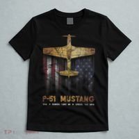 P51 Mustang WWII Fighter Plane T-Shirt thumb 5