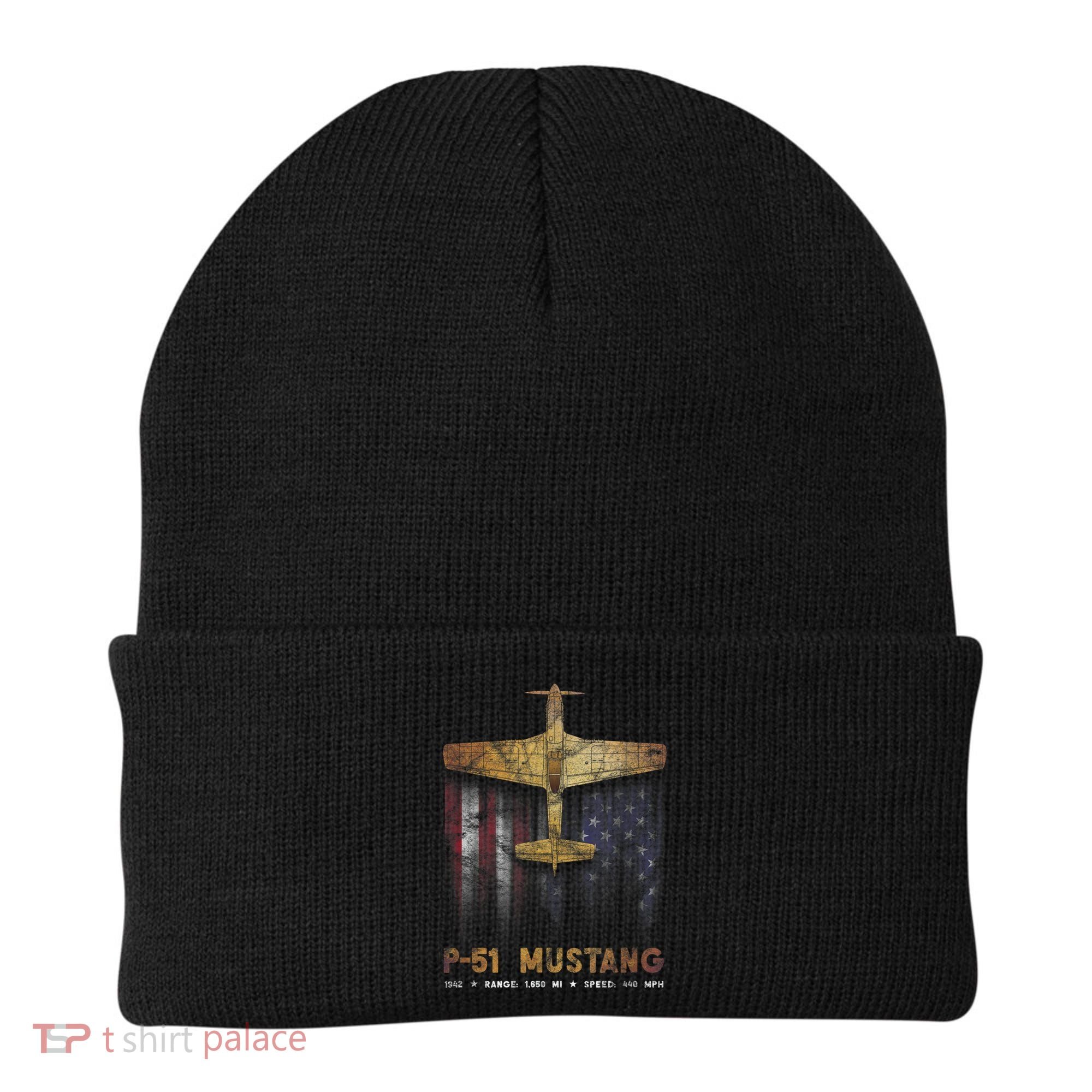 P51 Mustang WWII Fighter Plane Beanie