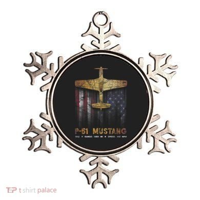 P51 Mustang WWII Fighter Plane Ornament