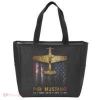 P51 Mustang WWII Fighter Plane Tote Bag thumb 0