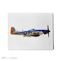 P51 Mustang WWII Fighter Plane US Military Aviation History Mousepad thumb 0