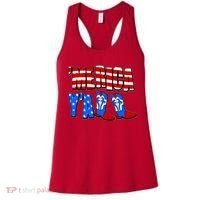 Patriotic Merica Yall Cowboy Cowgirl Boots Women's Tank Top thumb 0