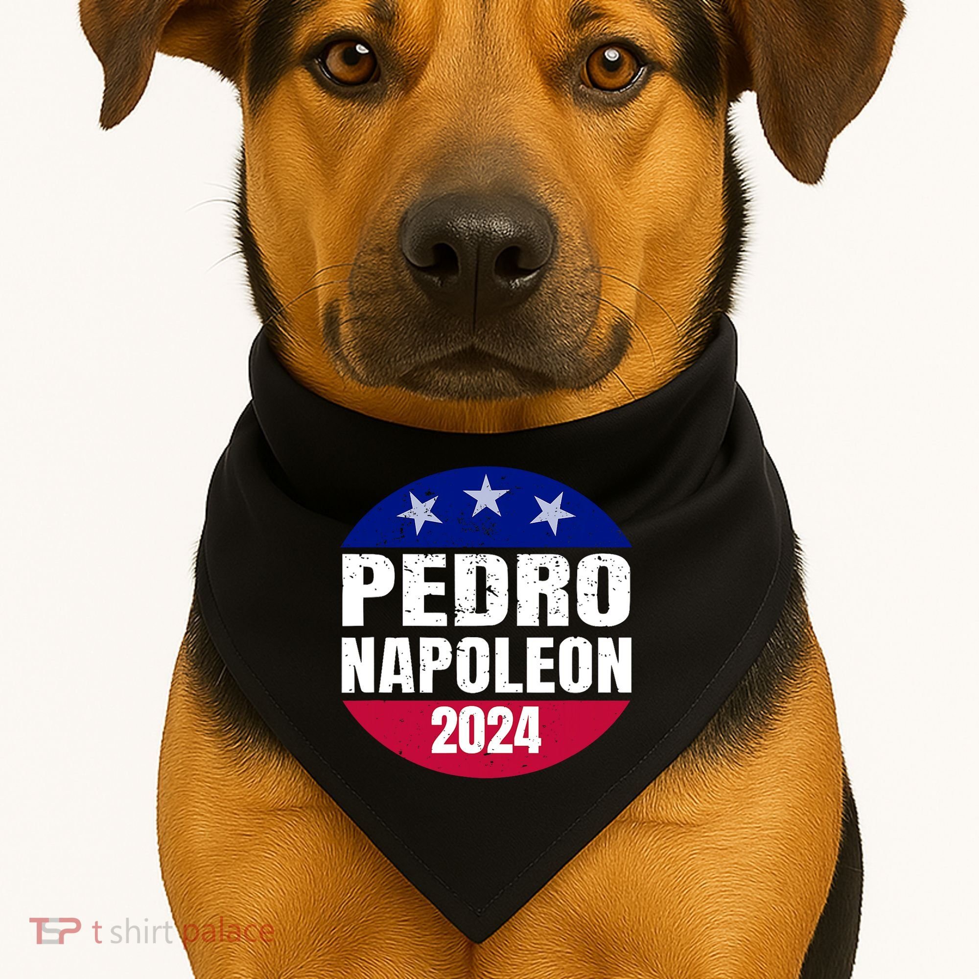 Pedro Napoleon 2024 Election Vote Funny USA-Made Doggie Bandana