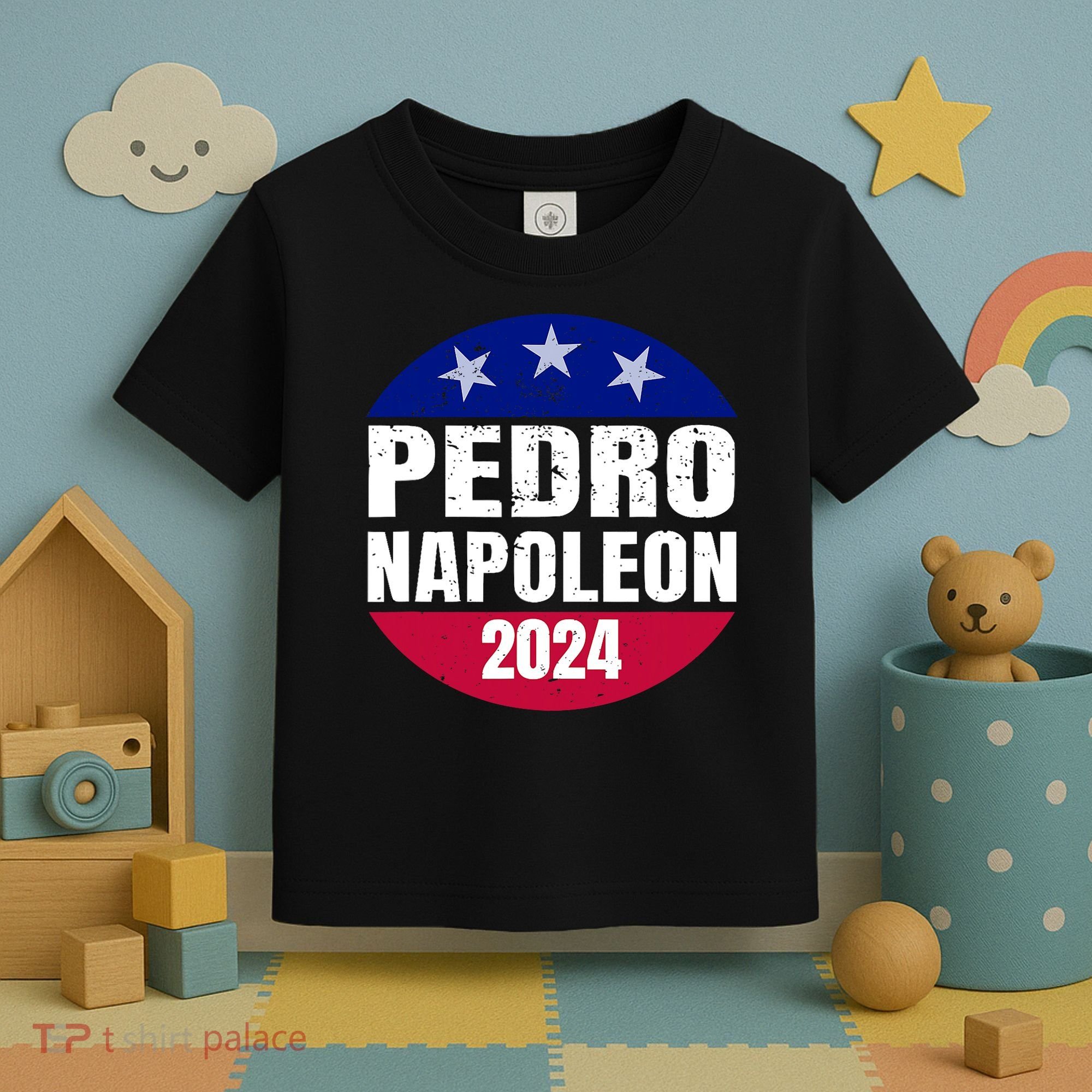 Pedro Napoleon 2024 Election Vote Funny Toddler T-Shirt