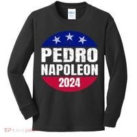 Pedro Napoleon 2024 Election Vote Funny Kids Long Sleeve Shirt thumb 0