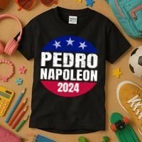 Pedro Napoleon 2024 Election Vote Funny Kids T-Shirt thumb 3