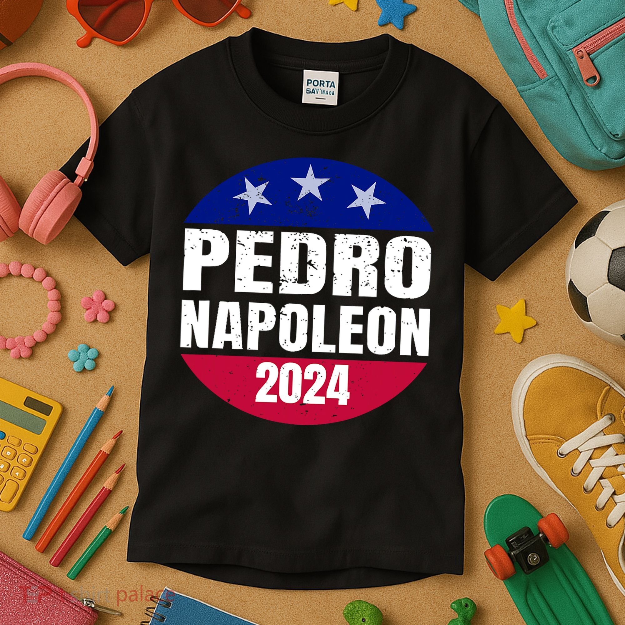 Pedro Napoleon 2024 Election Vote Funny Kids T-Shirt