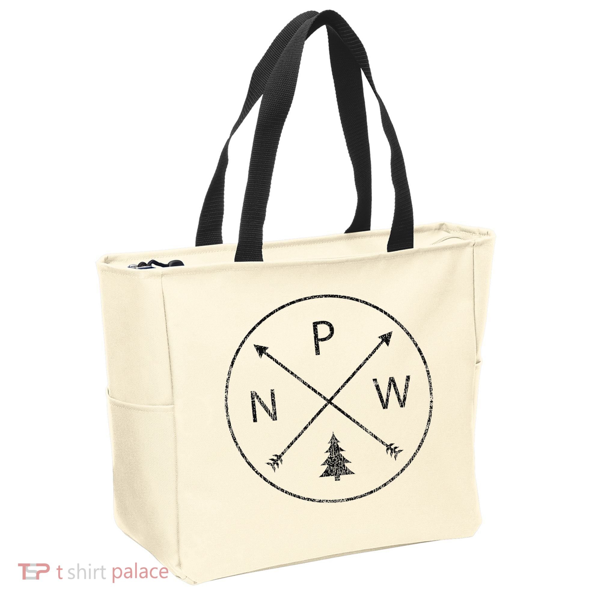 Pacific Northwest Arrows Pine Tree Pnw Tote Bag