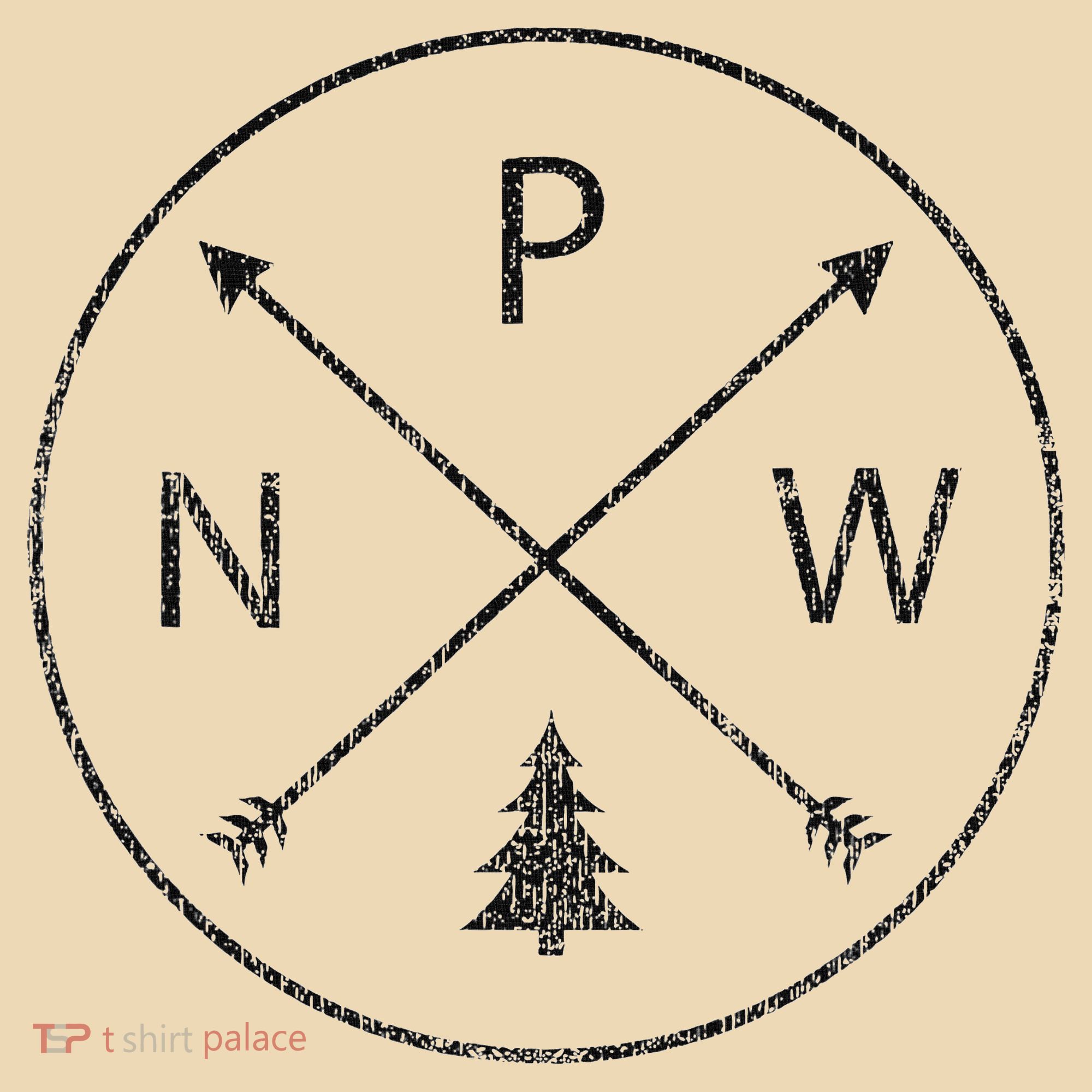 Pacific Northwest Arrows Pine Tree Pnw Tote Bag