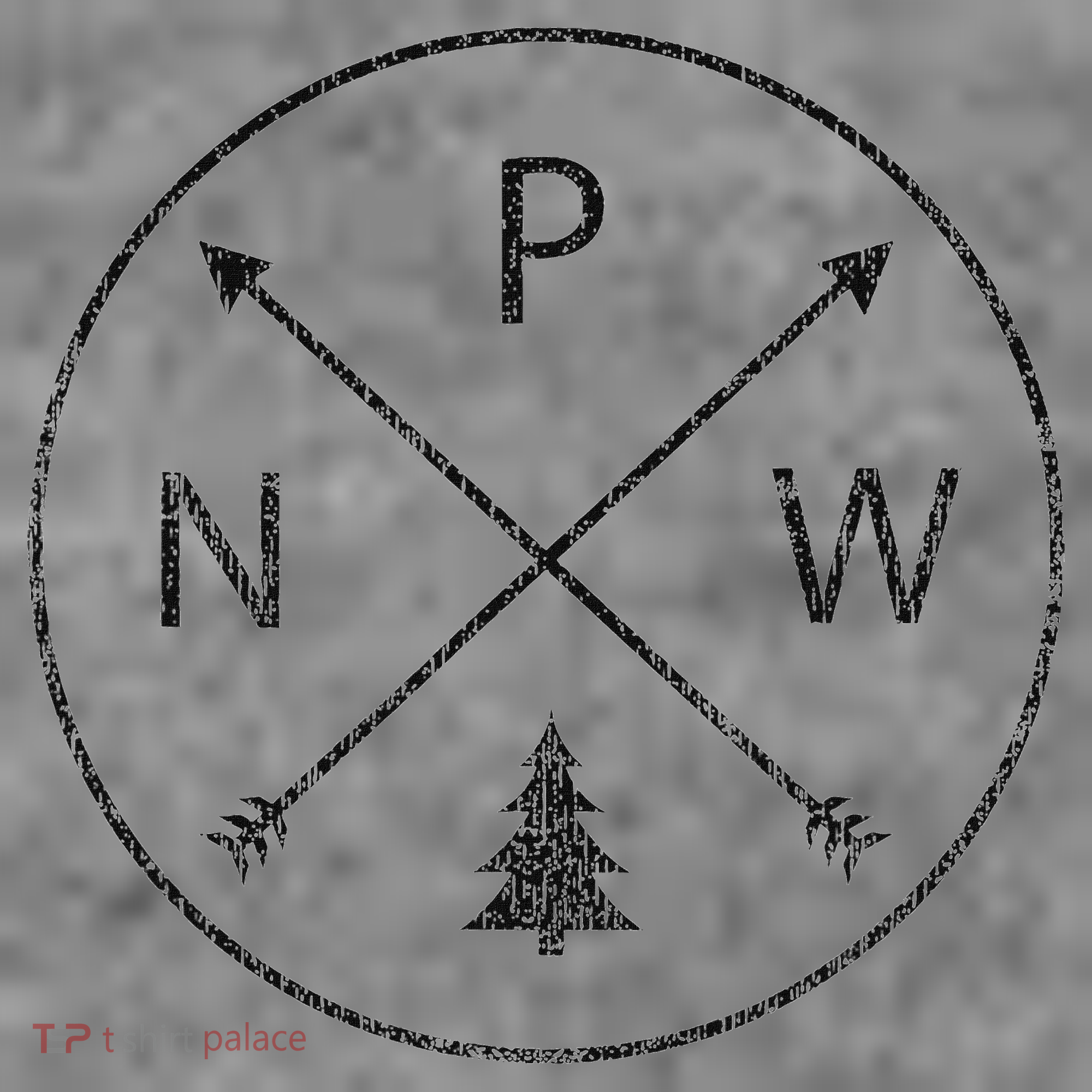 Pacific Northwest Arrows Pine Tree Pnw Toddler Hoodie