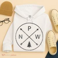 Pacific Northwest Arrows Pine Tree Pnw Hoodie thumb 4