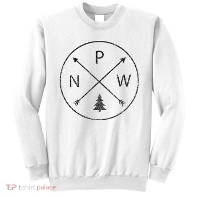 Pacific Northwest Arrows Pine Tree Pnw Sweatshirt