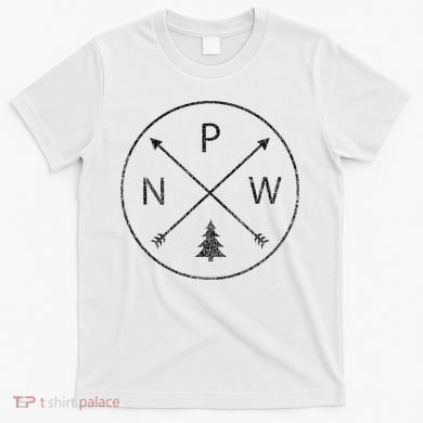 Pacific Northwest Arrows Pine Tree Pnw T-Shirt