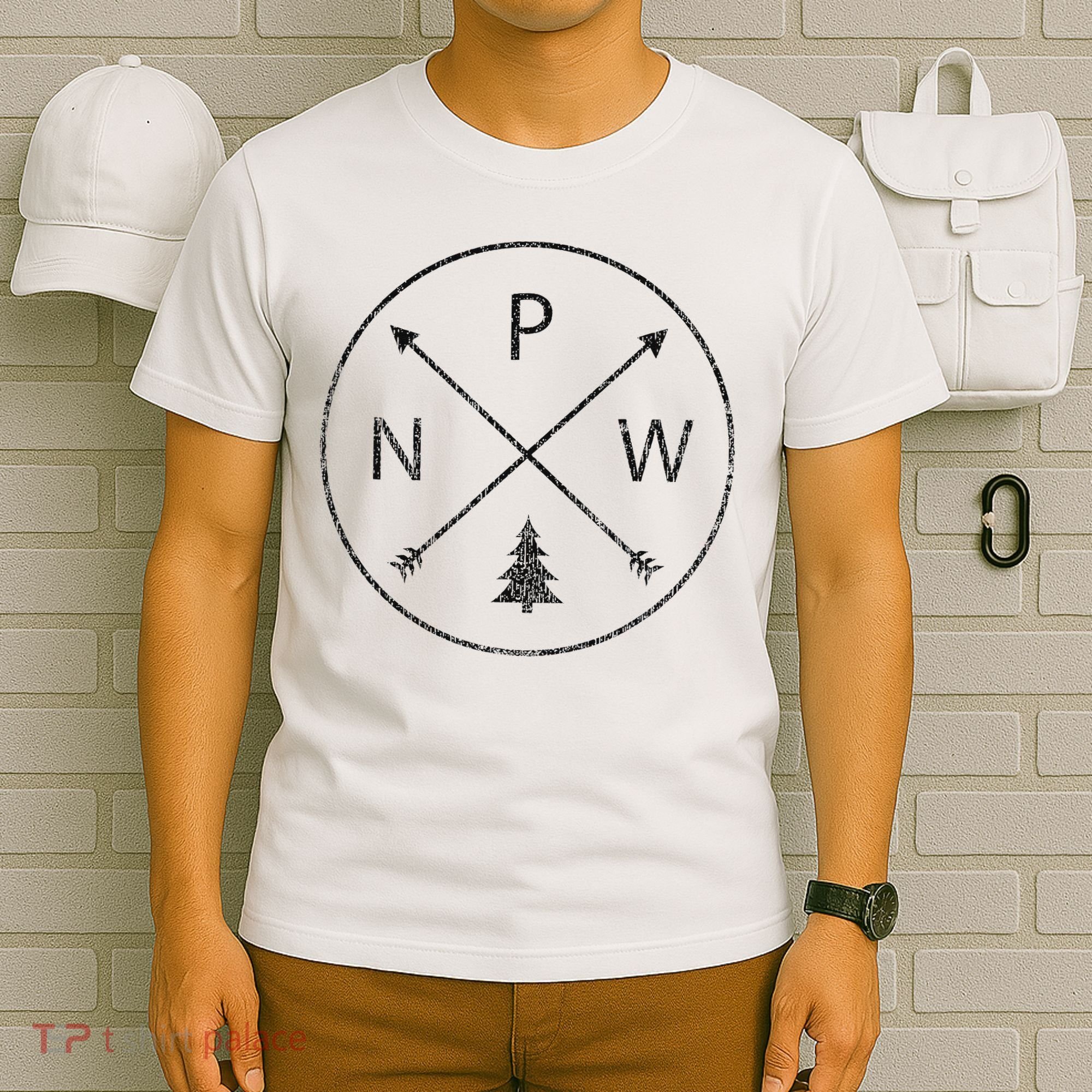 Pacific Northwest Arrows Pine Tree Pnw T-Shirt