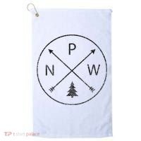 Pacific Northwest Arrows Pine Tree Pnw Golf Towel thumb 0