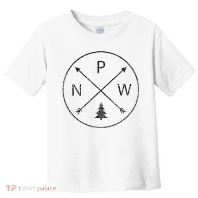 Pacific Northwest Arrows Pine Tree Pnw Toddler T-Shirt