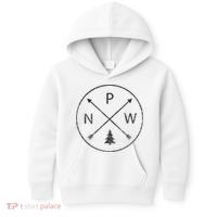 Pacific Northwest Arrows Pine Tree Pnw Kids Hoodie thumb 0