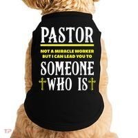 Pastor Not A Miracle Worker Minister Clergy Pastor Doggie Tank thumb 0