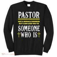 Pastor Not A Miracle Worker Minister Clergy Pastor Sweatshirt thumb 0
