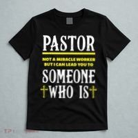 Pastor Not A Miracle Worker Minister Clergy Pastor T-Shirt thumb 5